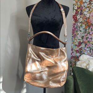 Metallic Gold Shoulder Bag